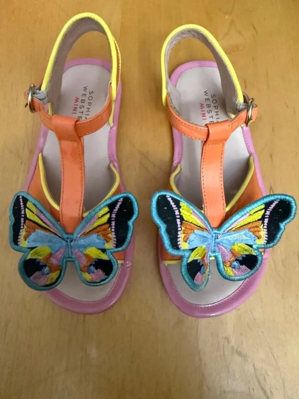 Sophia Webster Mini Celeste Butterfly Sandals Girls 11 Toddler